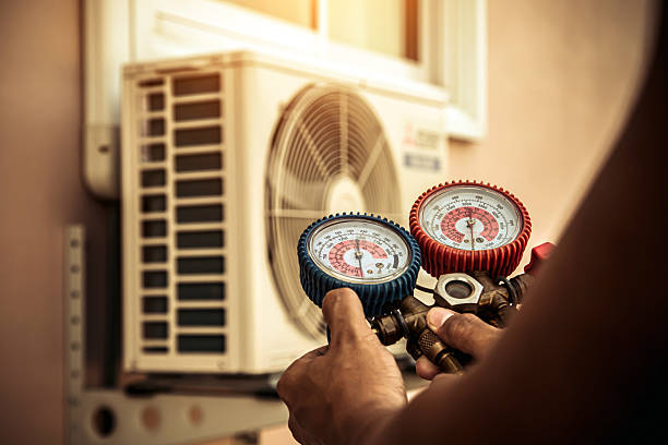 Professional Hvac technician working in Blue Ridge, VA